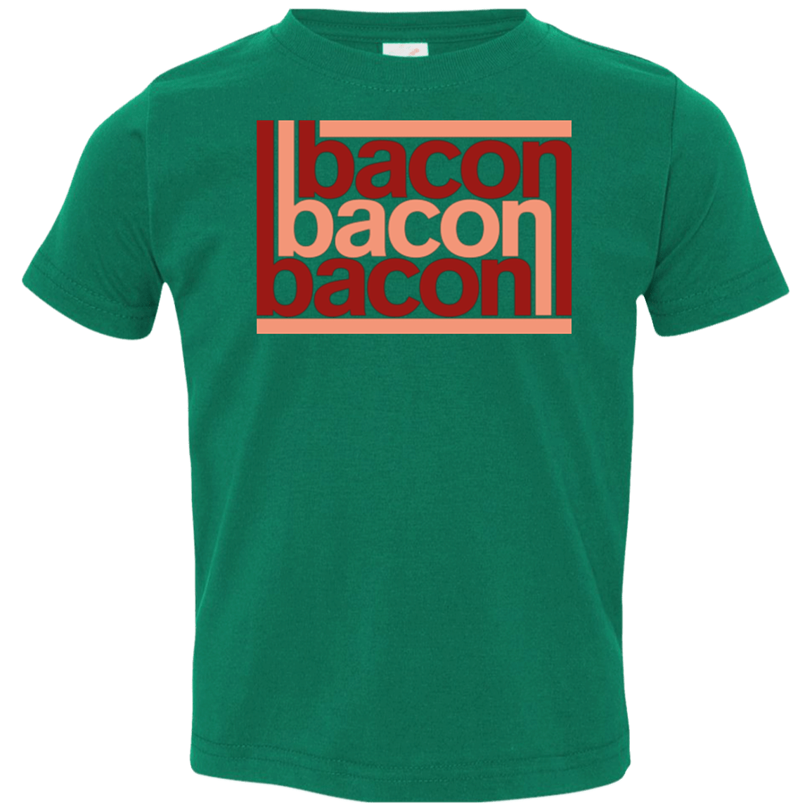 T-Shirts Kelly / 2T Bacon-Bacon-Bacon Toddler Premium T-Shirt