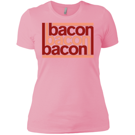 T-Shirts Light Pink / X-Small Bacon-Bacon-Bacon Women's Premium T-Shirt