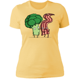 T-Shirts Banana Cream/ / S Bacon Lick Women's Premium T-Shirt
