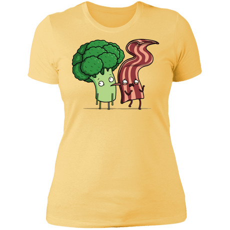 T-Shirts Banana Cream/ / S Bacon Lick Women's Premium T-Shirt