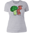 T-Shirts Heather Grey / S Bacon Lick Women's Premium T-Shirt