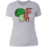 T-Shirts Heather Grey / S Bacon Lick Women's Premium T-Shirt