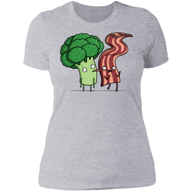 T-Shirts Heather Grey / S Bacon Lick Women's Premium T-Shirt