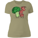T-Shirts Light Olive / S Bacon Lick Women's Premium T-Shirt