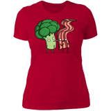 T-Shirts Red / S Bacon Lick Women's Premium T-Shirt