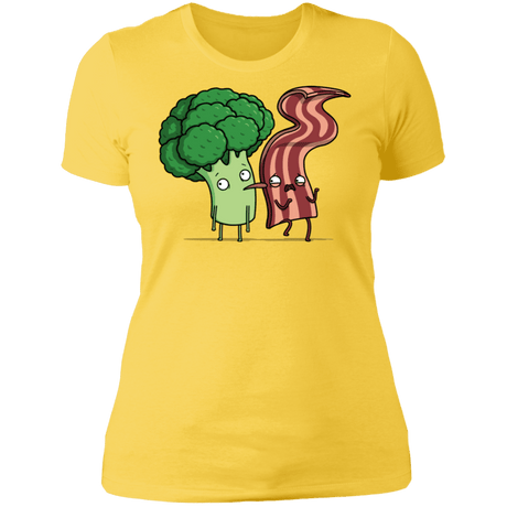 T-Shirts Vibrant Yellow / S Bacon Lick Women's Premium T-Shirt