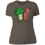 T-Shirts Warm Grey / S Bacon Lick Women's Premium T-Shirt