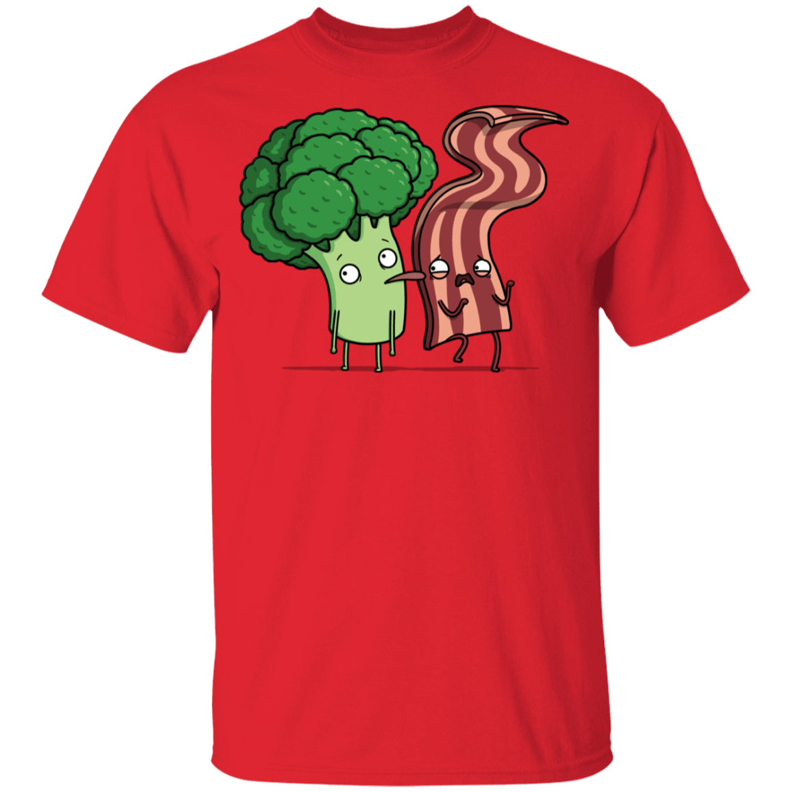 T-Shirts Red / YXS Bacon Lick Youth T-Shirt