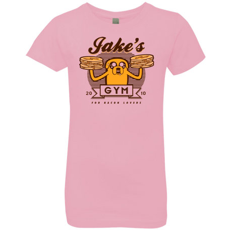 T-Shirts Light Pink / YXS Bacon lovers gym Girls Premium T-Shirt
