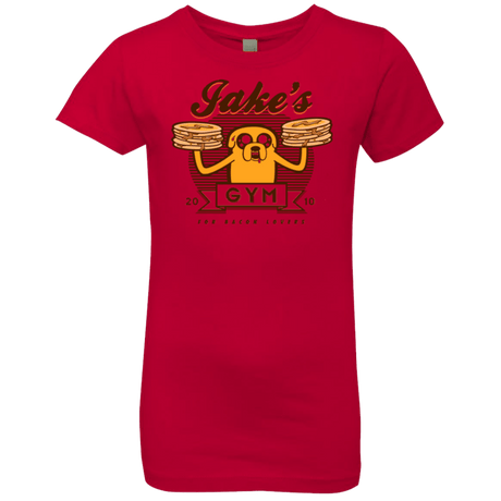 T-Shirts Red / YXS Bacon lovers gym Girls Premium T-Shirt