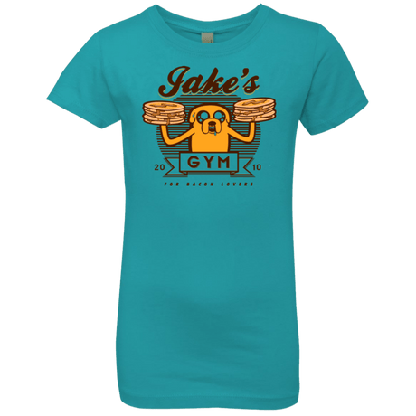 T-Shirts Tahiti Blue / YXS Bacon lovers gym Girls Premium T-Shirt