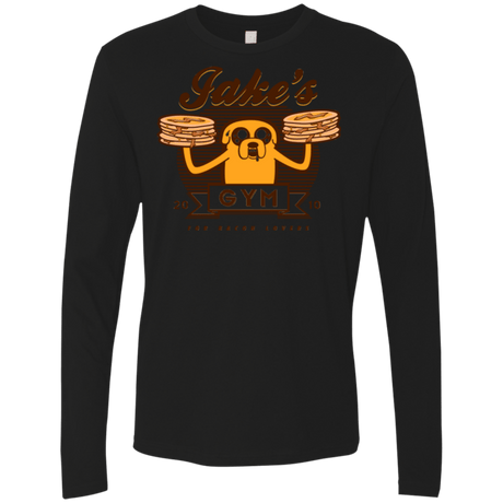 T-Shirts Black / Small Bacon lovers gym Men's Premium Long Sleeve