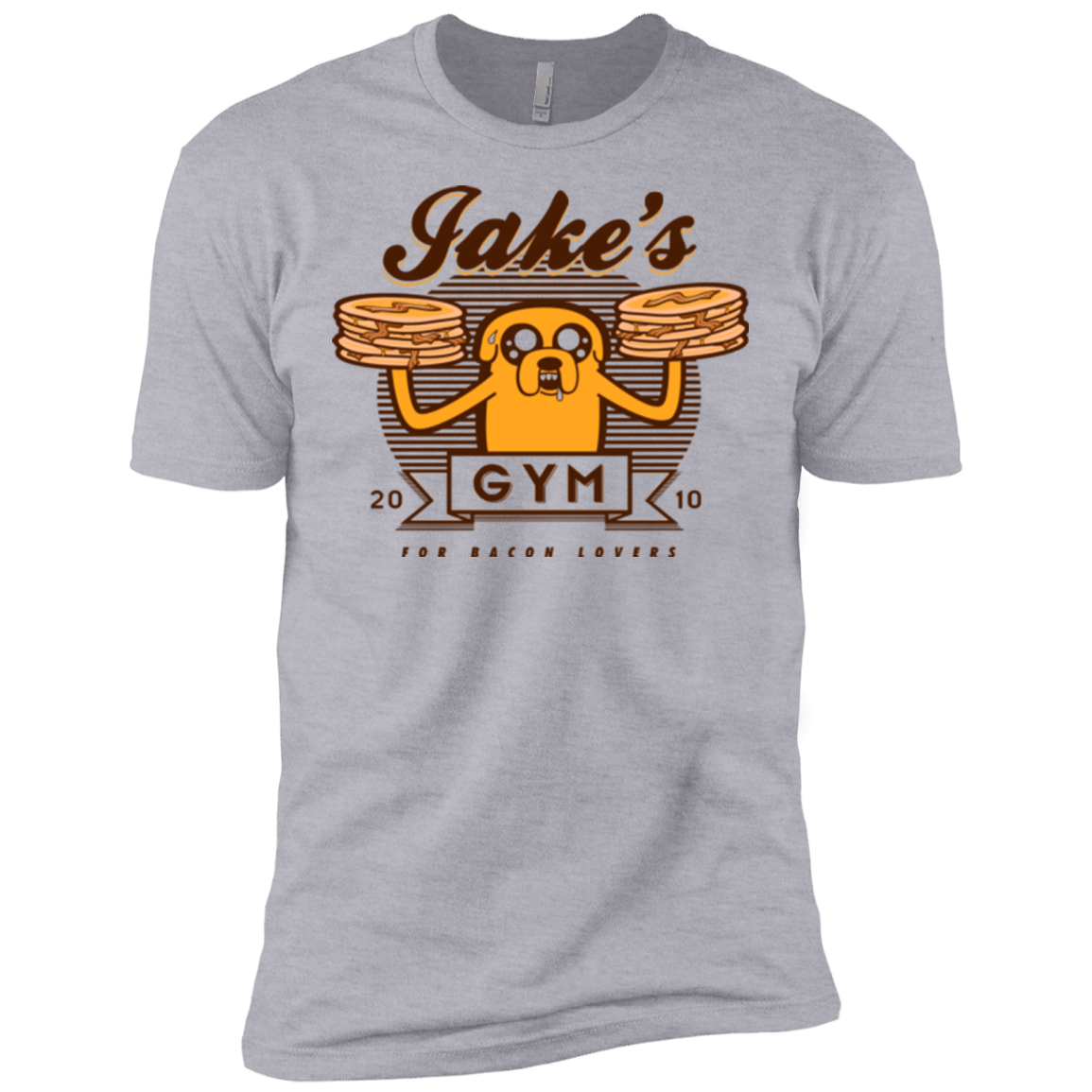 T-Shirts Heather Grey / X-Small Bacon lovers gym Men's Premium T-Shirt