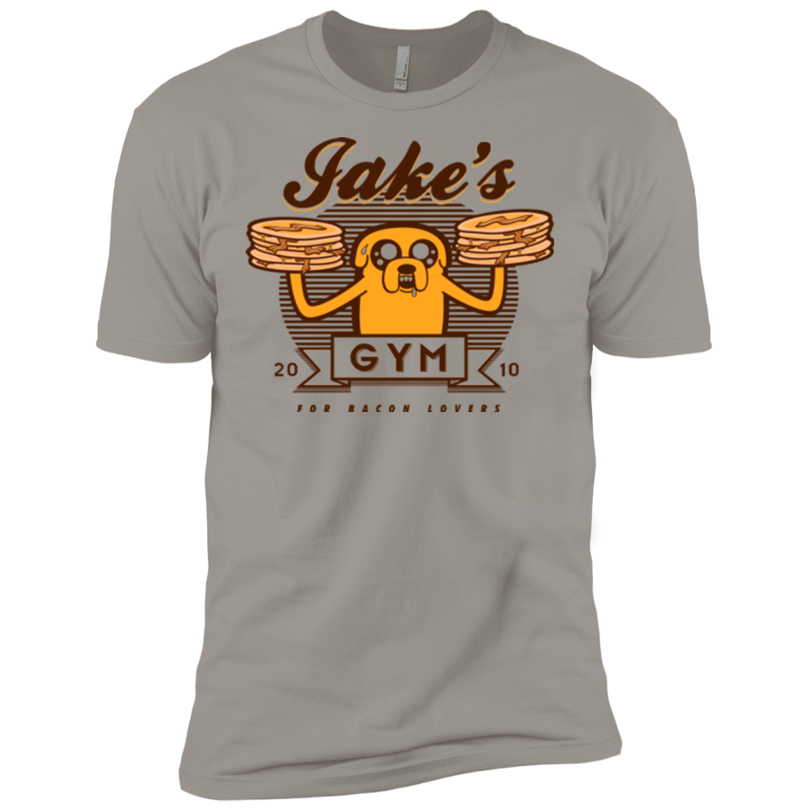 T-Shirts Light Grey / X-Small Bacon lovers gym Men's Premium T-Shirt