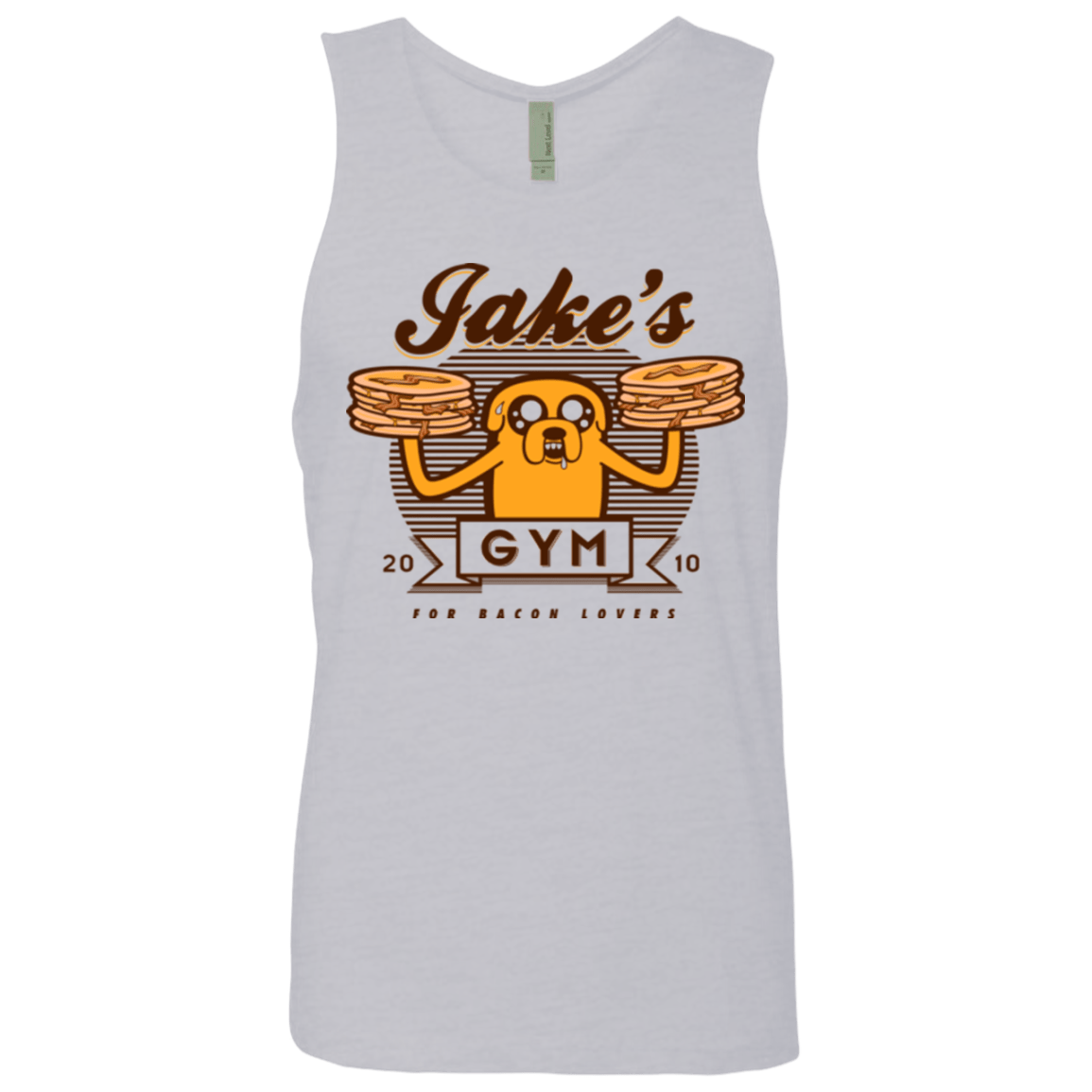 T-Shirts Heather Grey / Small Bacon lovers gym Men's Premium Tank Top