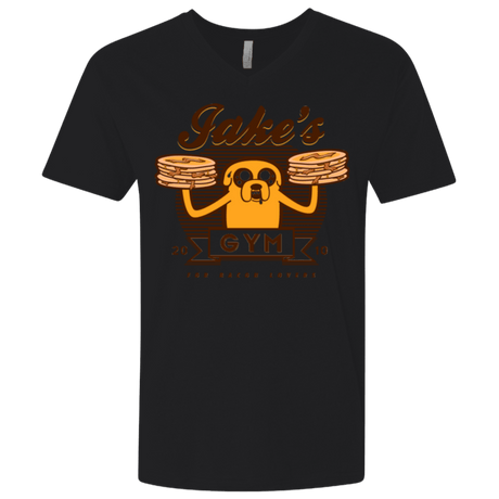 T-Shirts Black / X-Small Bacon lovers gym Men's Premium V-Neck