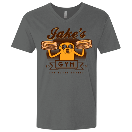 T-Shirts Heavy Metal / X-Small Bacon lovers gym Men's Premium V-Neck