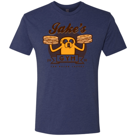 T-Shirts Vintage Navy / Small Bacon lovers gym Men's Triblend T-Shirt