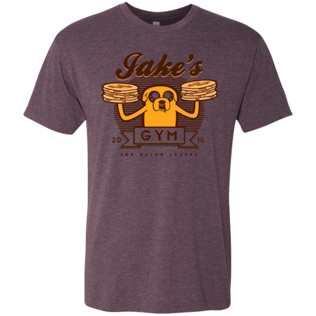 T-Shirts Vintage Purple / Small Bacon lovers gym Men's Triblend T-Shirt