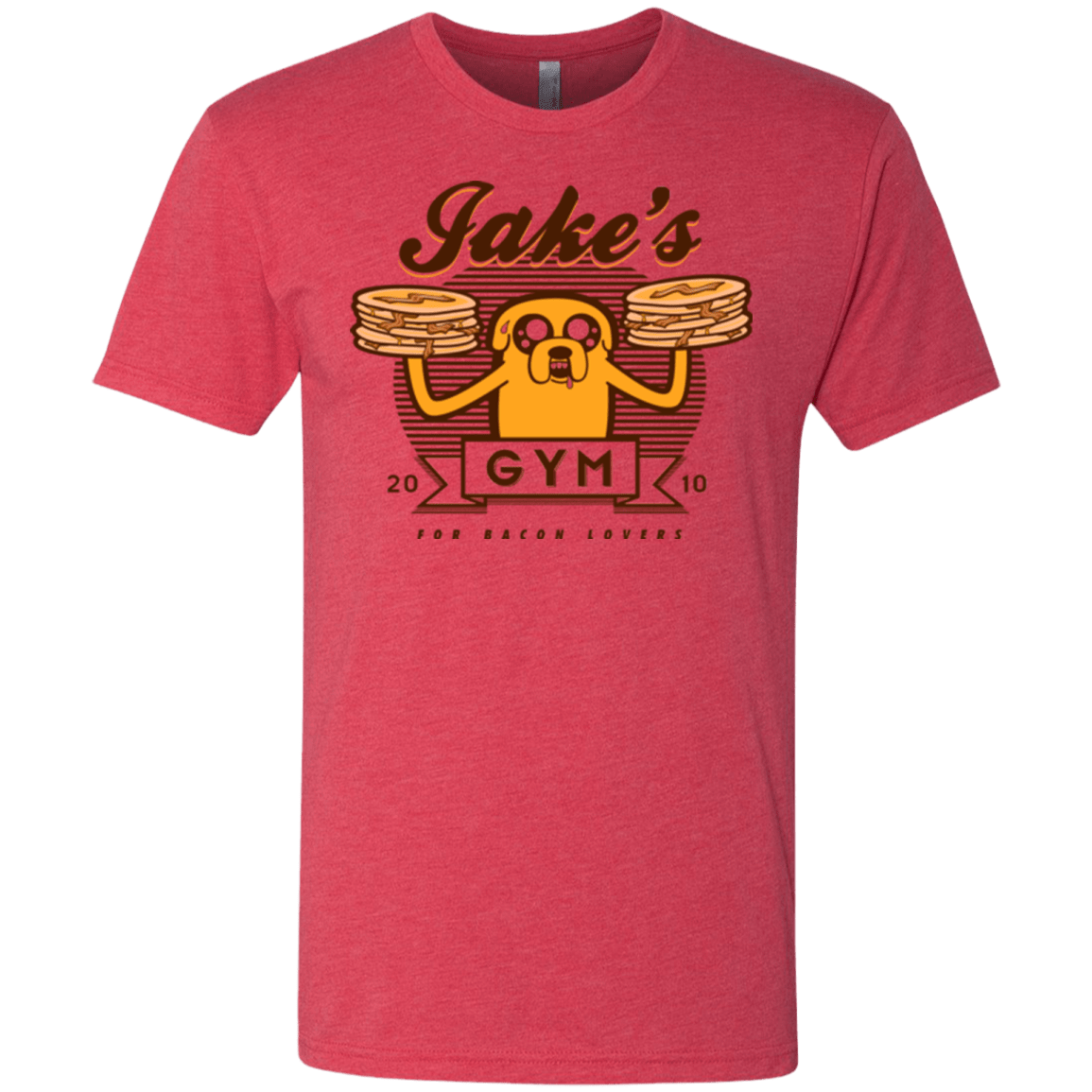 T-Shirts Vintage Red / Small Bacon lovers gym Men's Triblend T-Shirt