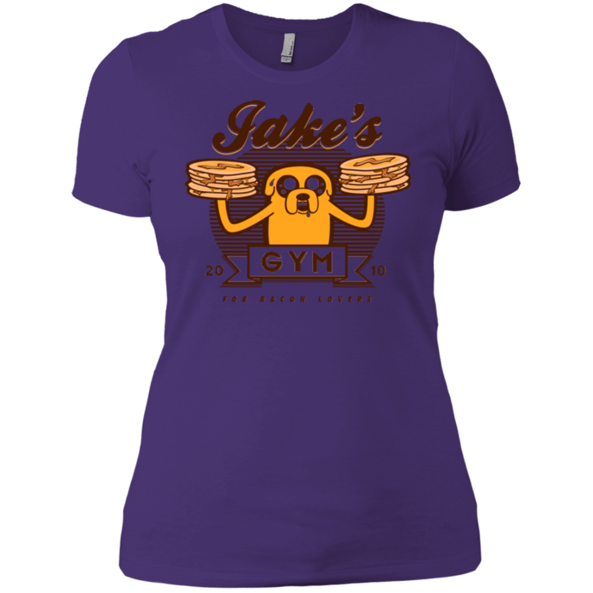 T-Shirts Purple / X-Small Bacon lovers gym Women's Premium T-Shirt