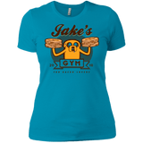 T-Shirts Turquoise / X-Small Bacon lovers gym Women's Premium T-Shirt