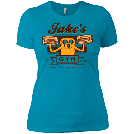 T-Shirts Turquoise / X-Small Bacon lovers gym Women's Premium T-Shirt