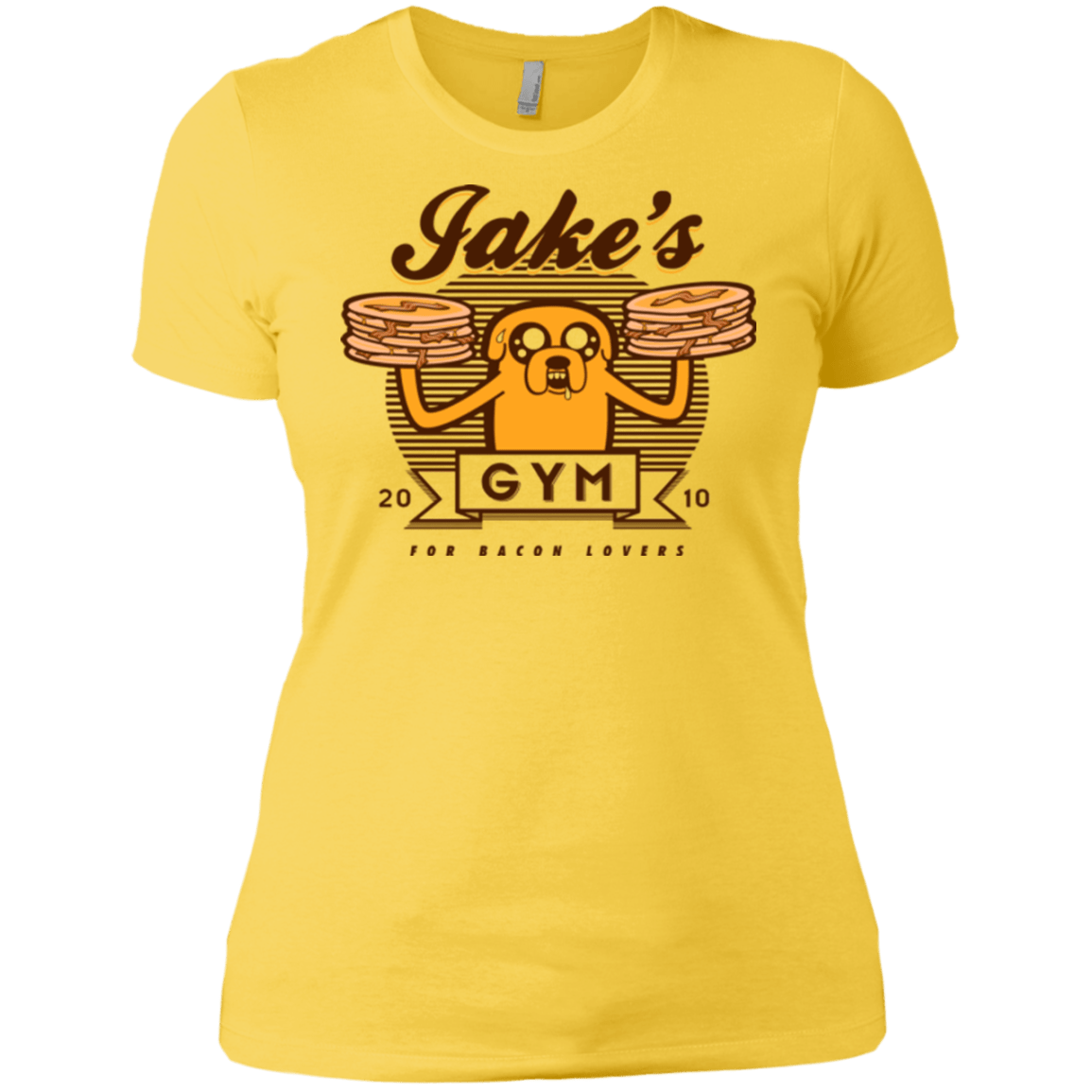 T-Shirts Vibrant Yellow / X-Small Bacon lovers gym Women's Premium T-Shirt