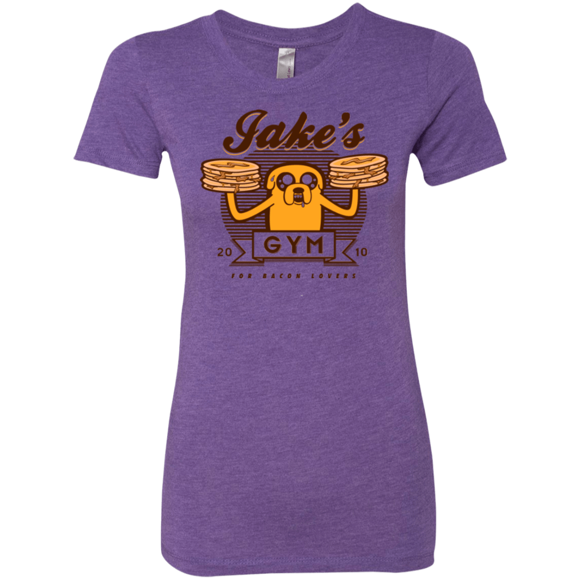 T-Shirts Purple Rush / Small Bacon lovers gym Women's Triblend T-Shirt