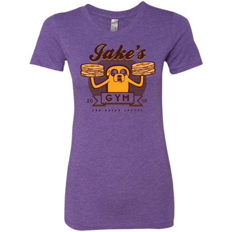 T-Shirts Purple Rush / Small Bacon lovers gym Women's Triblend T-Shirt