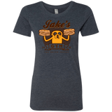 T-Shirts Vintage Navy / Small Bacon lovers gym Women's Triblend T-Shirt