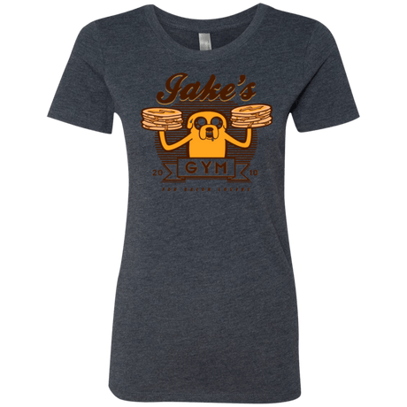 T-Shirts Vintage Navy / Small Bacon lovers gym Women's Triblend T-Shirt