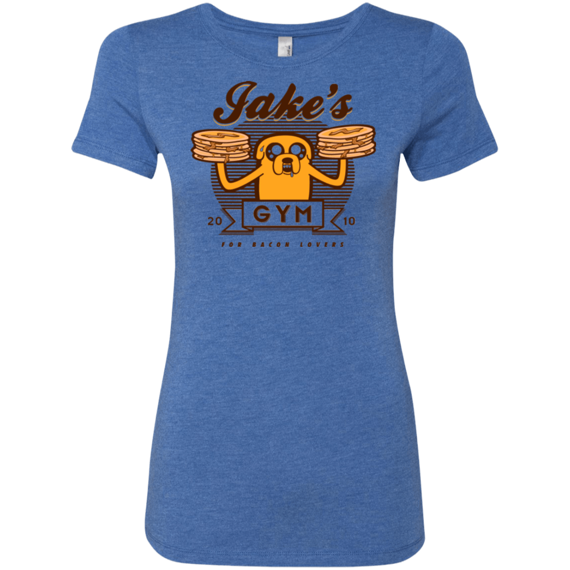 T-Shirts Vintage Royal / Small Bacon lovers gym Women's Triblend T-Shirt
