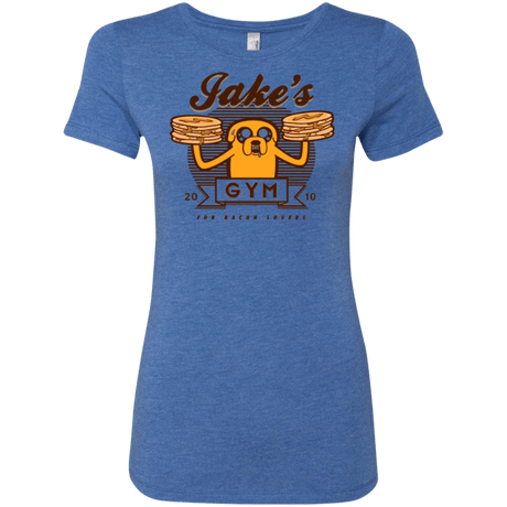 T-Shirts Vintage Royal / Small Bacon lovers gym Women's Triblend T-Shirt