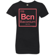 T-Shirts Black / YXS Baconium Girls Premium T-Shirt