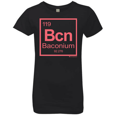 T-Shirts Black / YXS Baconium Girls Premium T-Shirt