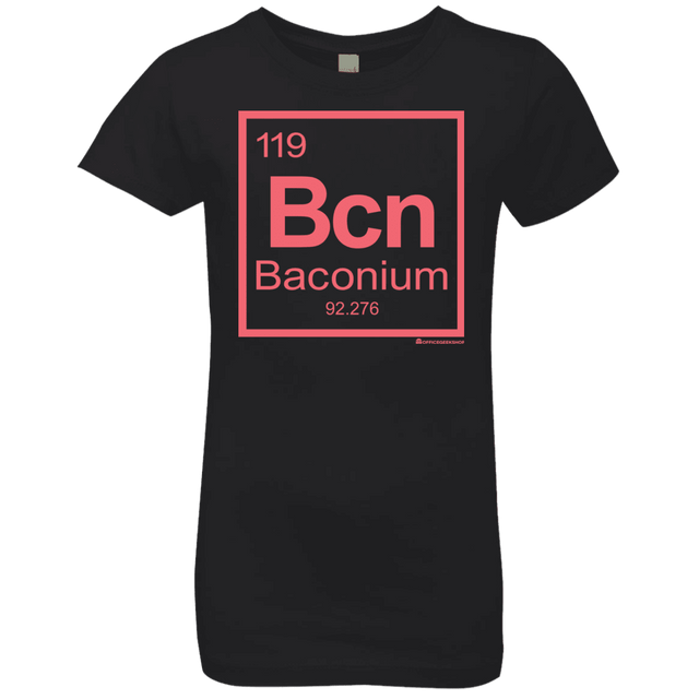 T-Shirts Black / YXS Baconium Girls Premium T-Shirt