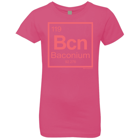 T-Shirts Hot Pink / YXS Baconium Girls Premium T-Shirt