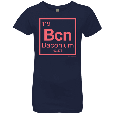 T-Shirts Midnight Navy / YXS Baconium Girls Premium T-Shirt