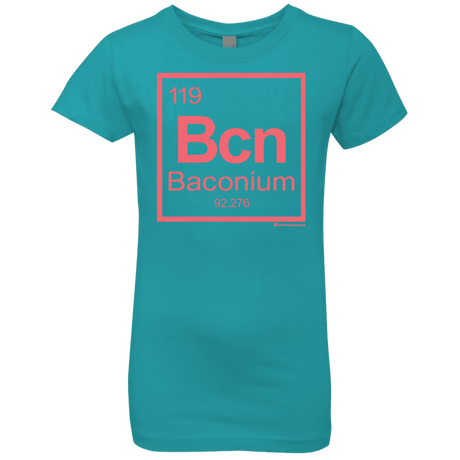 T-Shirts Tahiti Blue / YXS Baconium Girls Premium T-Shirt