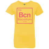 T-Shirts Vibrant Yellow / YXS Baconium Girls Premium T-Shirt