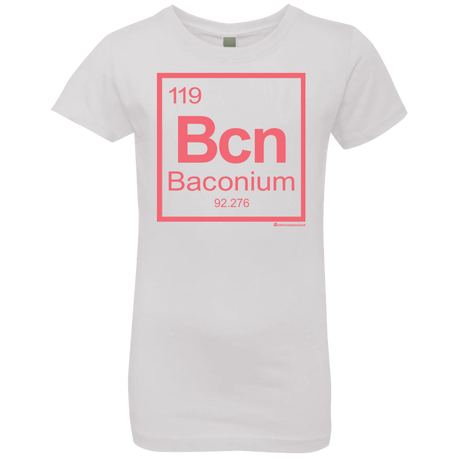 T-Shirts White / YXS Baconium Girls Premium T-Shirt