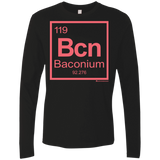 T-Shirts Black / Small Baconium Men's Premium Long Sleeve