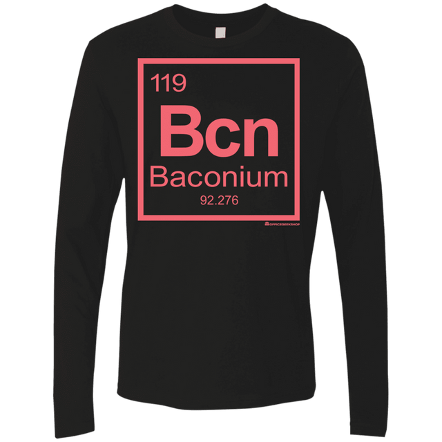 T-Shirts Black / Small Baconium Men's Premium Long Sleeve
