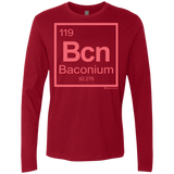 T-Shirts Cardinal / Small Baconium Men's Premium Long Sleeve