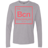 T-Shirts Heather Grey / Small Baconium Men's Premium Long Sleeve
