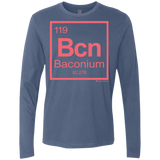 T-Shirts Indigo / Small Baconium Men's Premium Long Sleeve