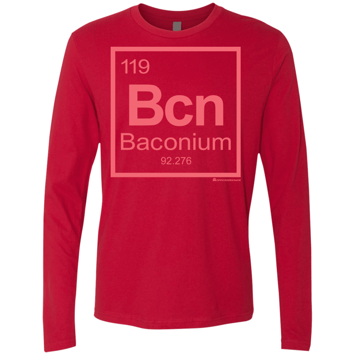 T-Shirts Red / Small Baconium Men's Premium Long Sleeve