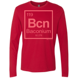 T-Shirts Red / Small Baconium Men's Premium Long Sleeve