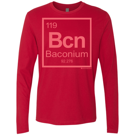 T-Shirts Red / Small Baconium Men's Premium Long Sleeve